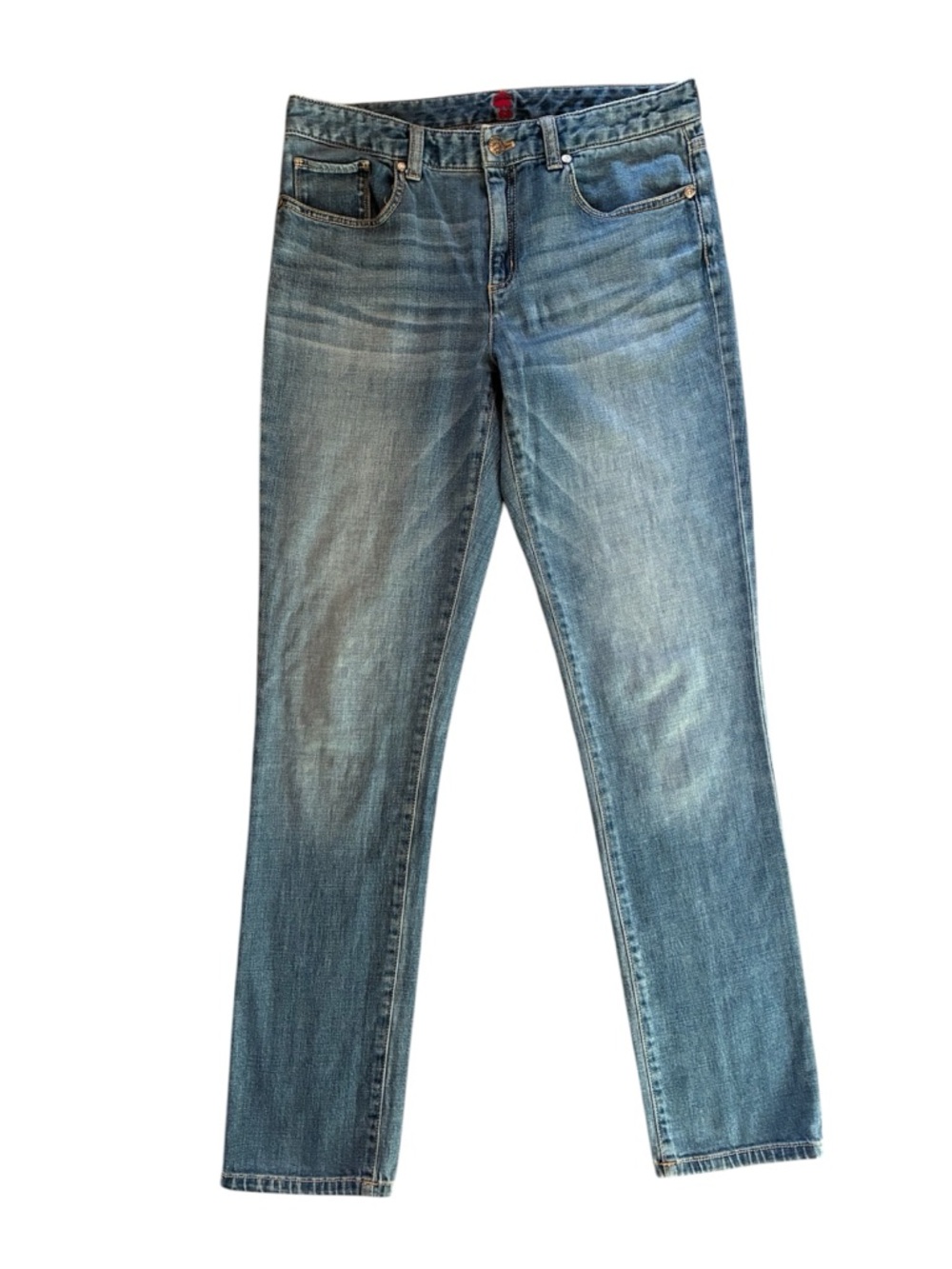 Brooks Brothers Red Fleece Jeans Women’s 4 Light Blue Straight Leg LIKE NEW!